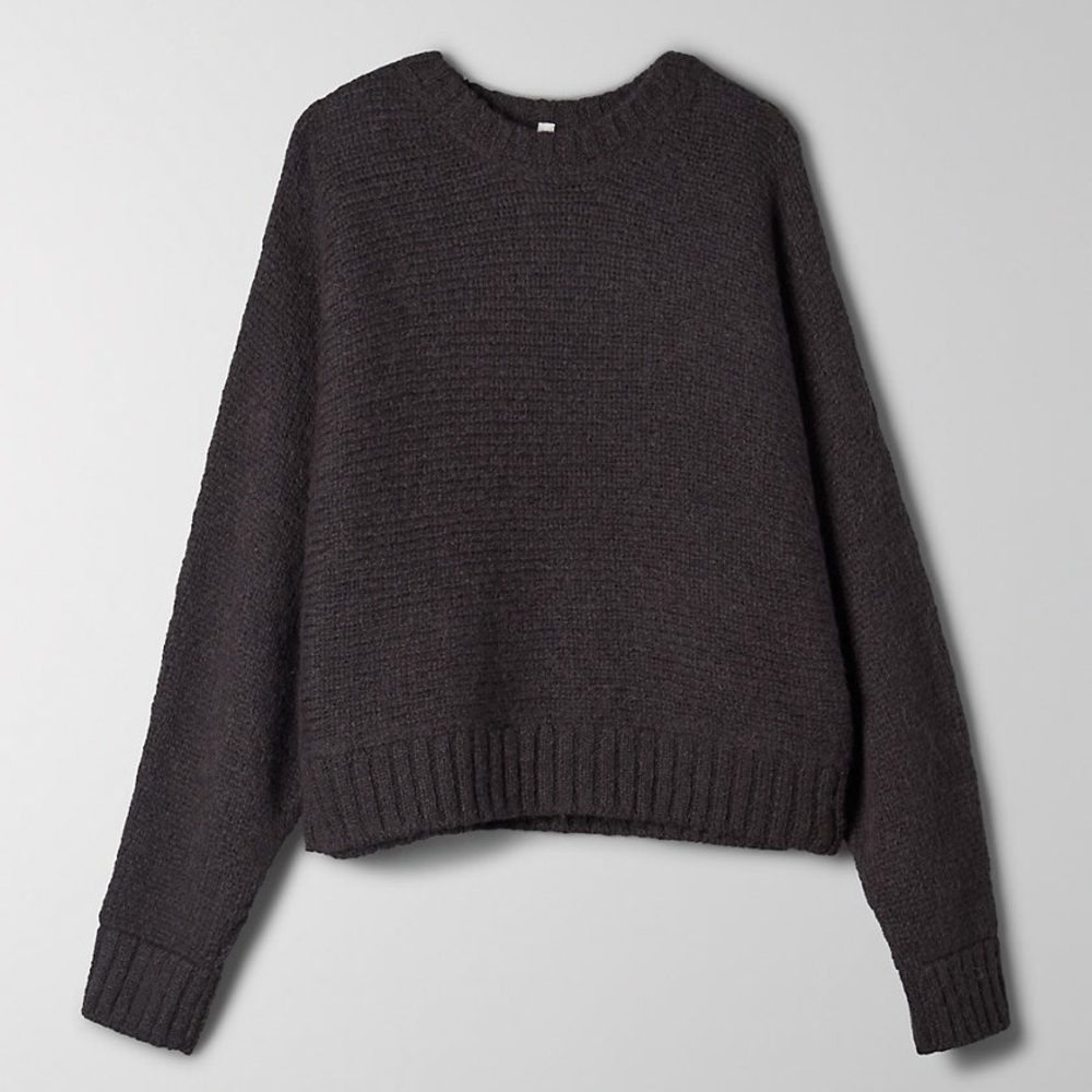 Aritzia Babaton Day Off Sweater in black